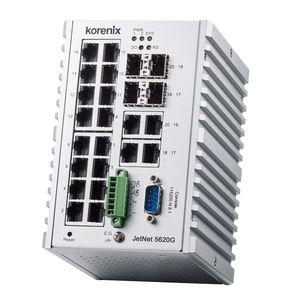 managed network switch / 16 ports / gigabit Ethernet / layer 2