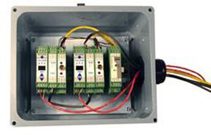 DIN rail enclosure