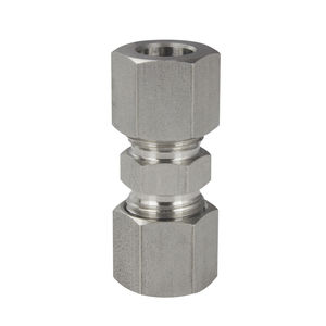 chemical fitting / pneumatic / compression / straight