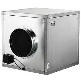 radial fan / ventilation / for circular ducts / in-line
