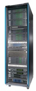floor-mounted network cabinet