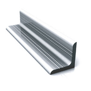 aluminum with equal legs L-section profile