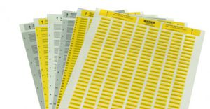 Terminal block label - TX series - Partex Marking Systems