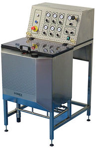 pressure test bench / for burst testing / automatic / mechanical