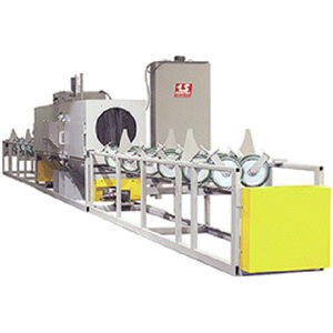 manual shot blasting machine / for tubes