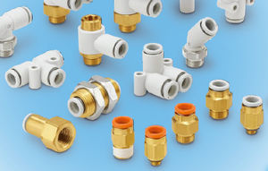 hydraulic fitting / screw-in / straight / O-ring face seal