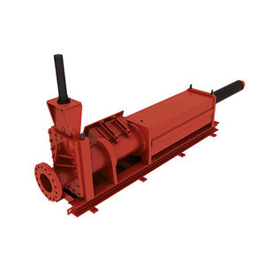 wastewater pump / for chemicals / single-piston / industrial