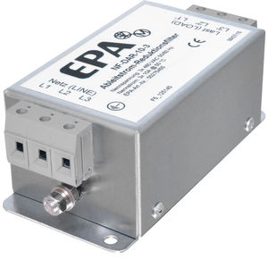low-pass electronic filter / passive / RFI / AC