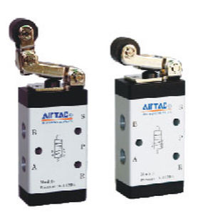 pneumatically-operated valve / for air / exhaust / 5/2-way