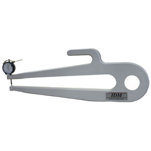 rubber thickness gauge / textile / plastic / analog