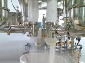 packaging machine for the pharmaceutical industry feeding system