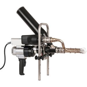 手挤出机集成的空气供应