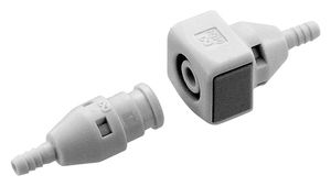 hydraulic fitting / pneumatic / push-to-lock / barbed