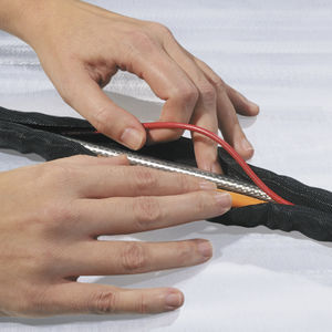 polyester sleeve / protection / braided / for cables