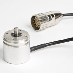 incremental rotary encoder / optical / RS-422 / solid-shaft