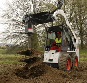 skid steer loader auger