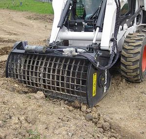 concrete mixing bucket / standard / for skid steer loaders