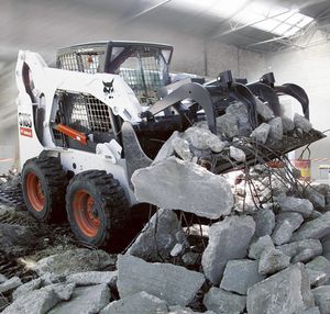 grapple bucket / for skid steer loaders