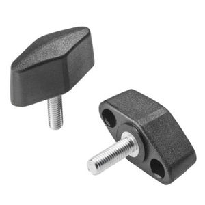 butterfly nut / steel / polyamide