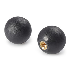 threaded knob / ball / mushroom / brass