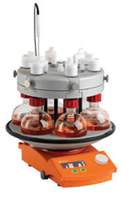 mechanical laboratory shaker / digital / hot plate