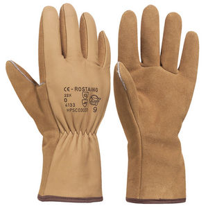 handling gloves / cold weather / insulated / oil-resistant