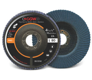 zirconium-coated flap disc