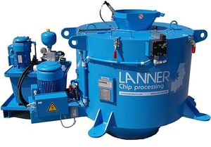 process centrifuge / de-oiling / vertical / continuous