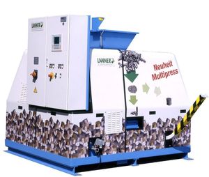 metal chip briquette press