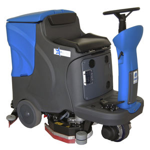 ride-on scrubber-dryer / battery-powered