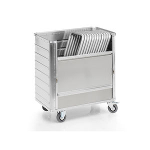 transport cart / aluminum / multipurpose / waste