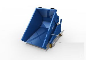 wheeled self-dumping hopper