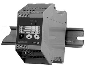 signal amplifier / electronic / for load cells / DIN rail