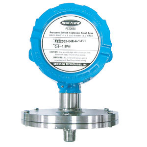 diaphragm pressure switch / adjustable / stainless steel / IP68