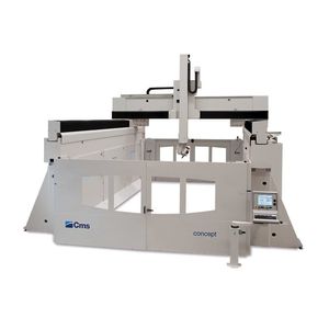 5-axis CNC machining center / universal / bridge / with moving table