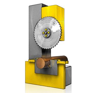 cut-off saw / for non-ferrous metals / automatic