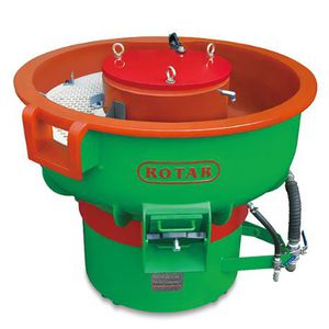 rotating barrels vibratory finishing machine