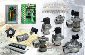 diaphragm valve / pneumatically-operated / control / for oil