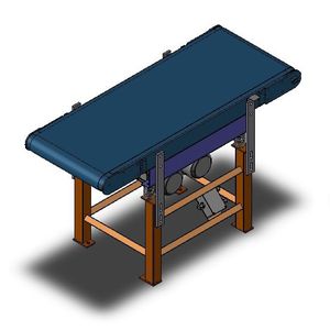 vibrating table for the food industry