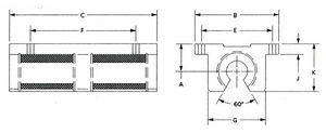open block-bearing