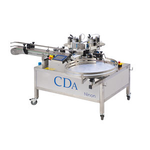 automatic labeler / for self-adhesive labels / for the pharmaceutical industry / for the cosmetics industry