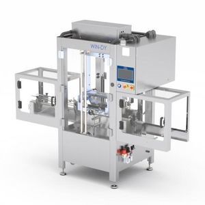 container rinsing-blowing machine