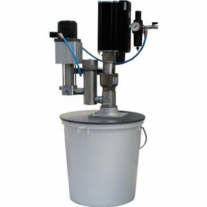 feeding unit with piston pump