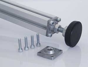 型材组件安装板