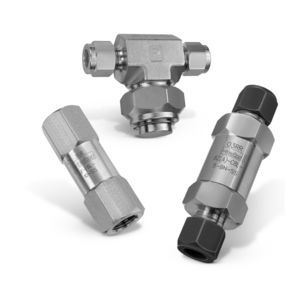 poppet check valve