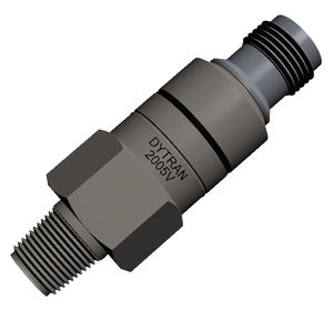 relative pressure sensor / piezoelectric / analog / threaded