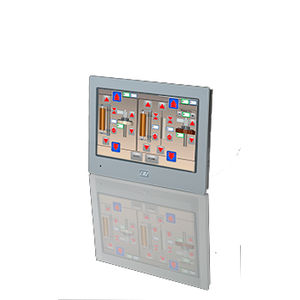 HMI with touch screen