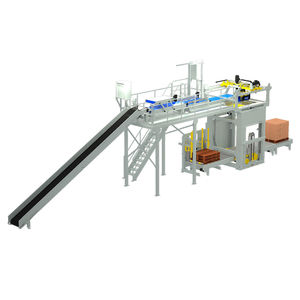 high level infeed palletizer