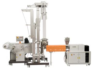 blown film extrusion line