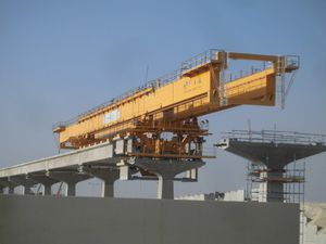 bridge construction launching gantry